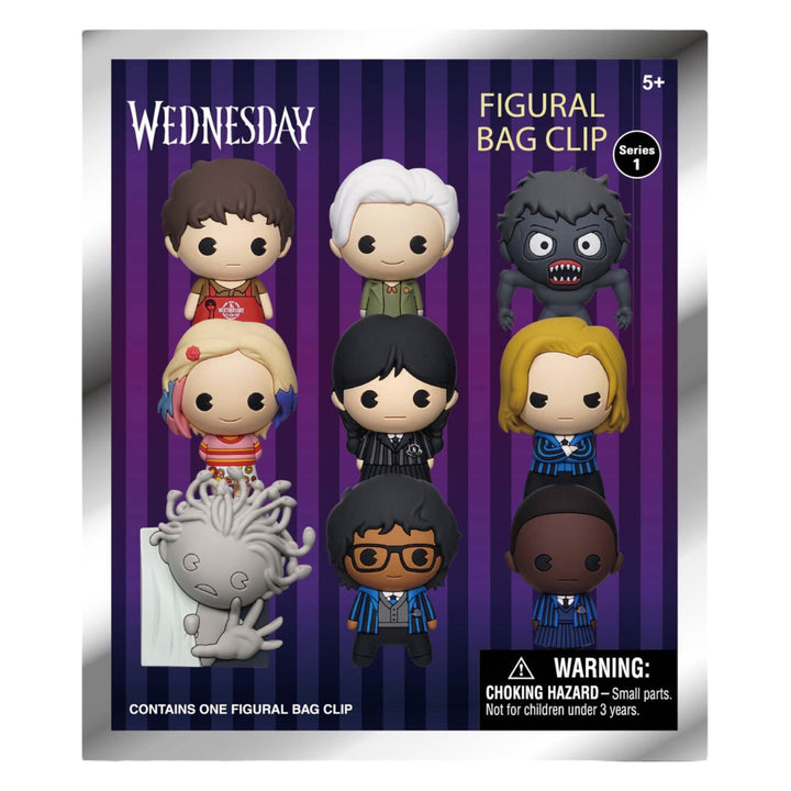Wednesday Addams 3D Foam Bag Clip