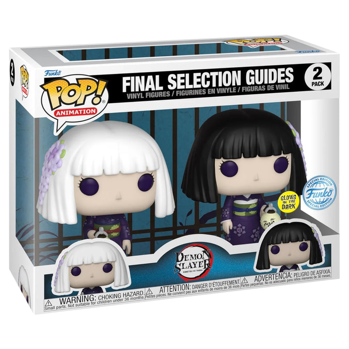Demon Slayer Final Selection Guides Glows In The Dark Special Edition 2 Pack Funko Pop