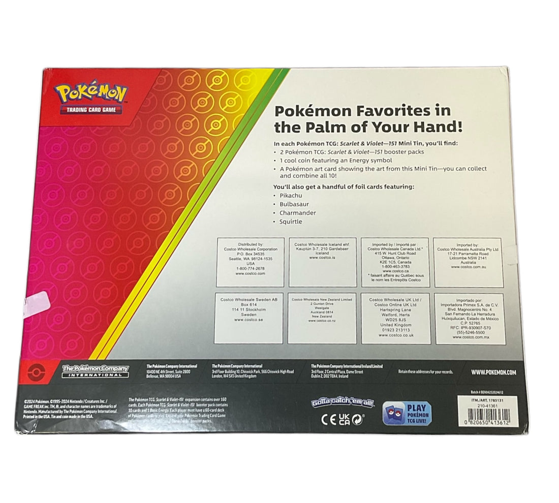 151: Costco 5-Pack Mini Tin Bundle Box
