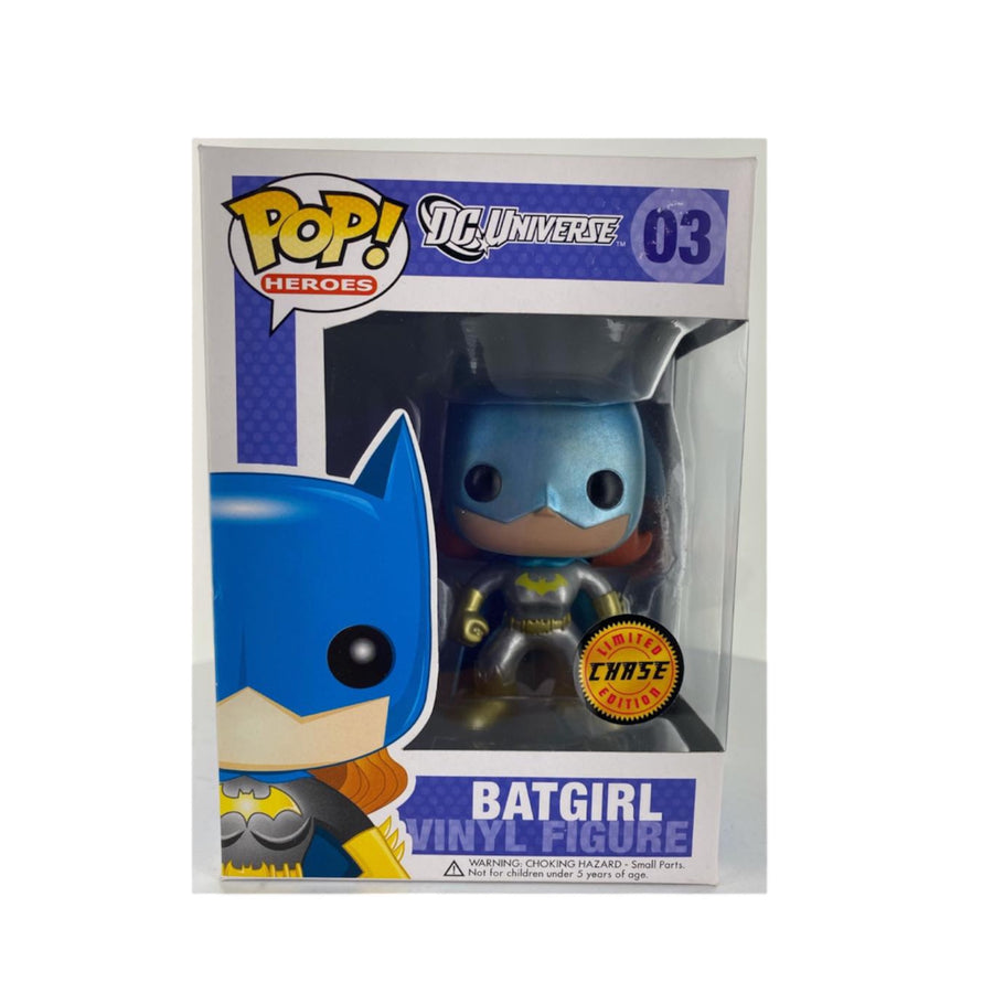 DC Universe #03 Batgirl (Error Yellow Symbol) - Metallic Chase Funko Pop