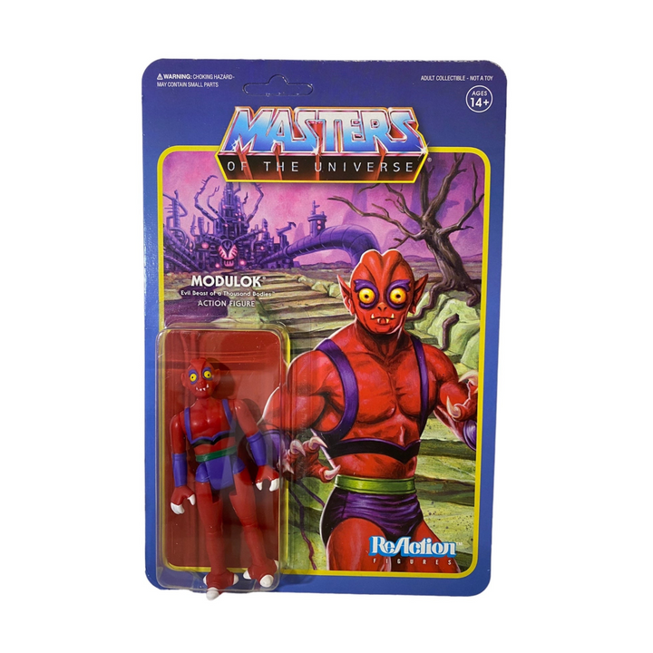 SUPER7 Masters of the Universe ReAction Action Figure - Modulok ( Style A )