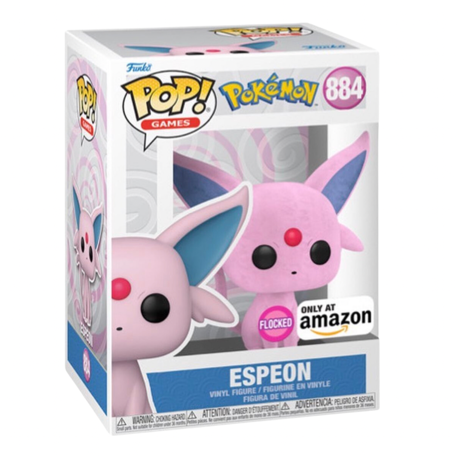 Pokemon Espeon (Flocked) Amazon Exclusive Funko Pop