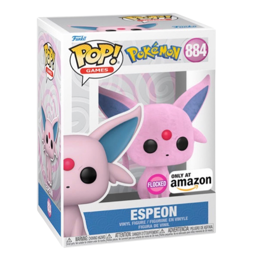 Pokémon - Espeon (Flocked) - Amazon Exclusive - Funko Pop Preorder