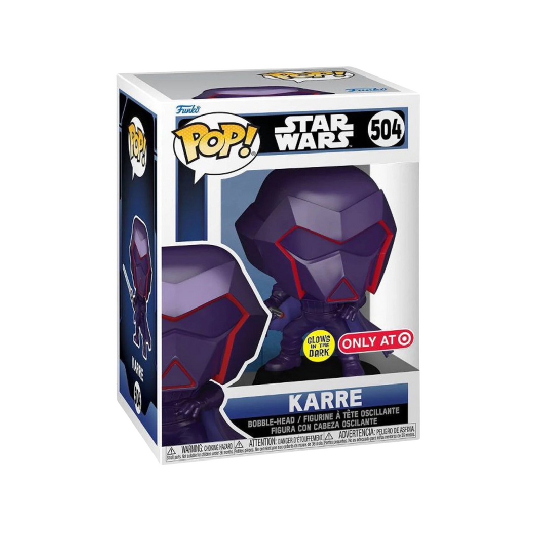 Star Wars #504 Karre Glows In the Dark Target Funko Pop