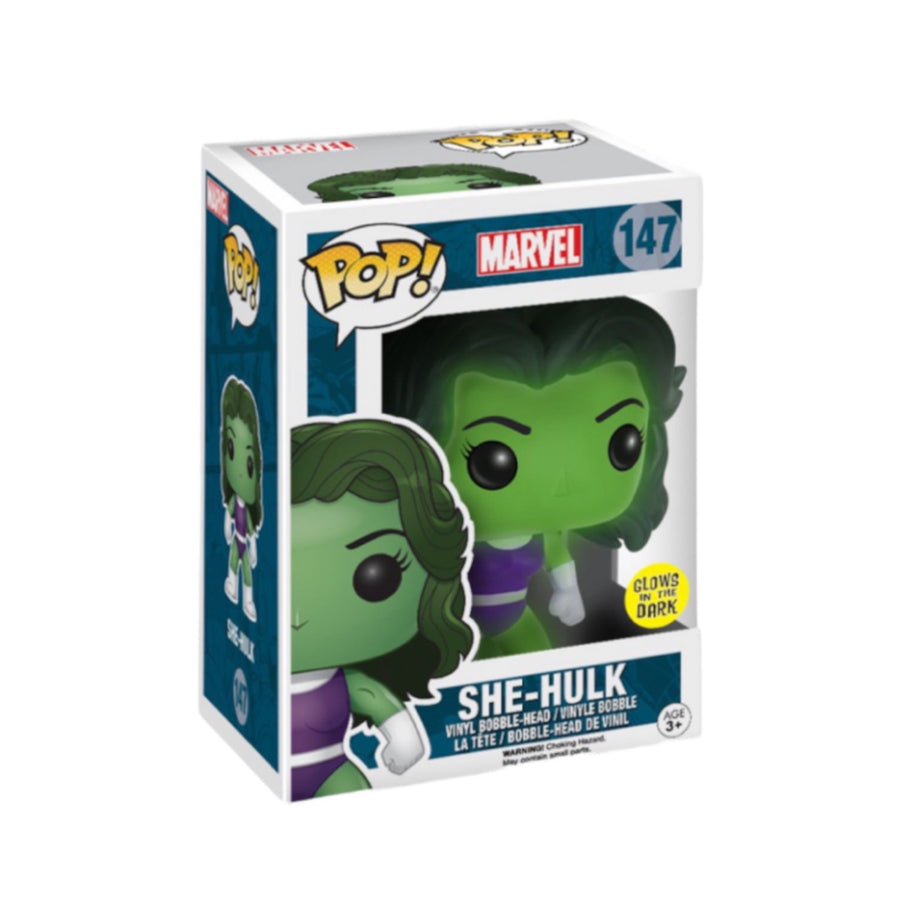 Marvel #147 She-Hulk Glows In The Dark Funko Pop