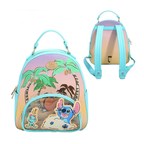 Our Universe - Disney Lilo & Stitch Scrump & Stitch Beach Sand Mini Backpack (Box Lunch Exclusive)