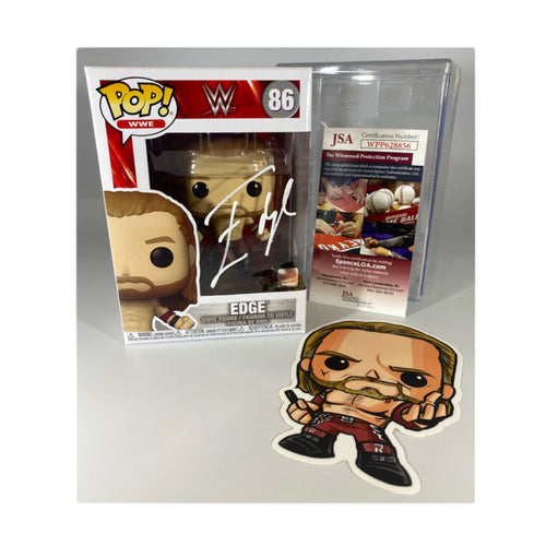 WWE - Adam Joseph Copeland as Edge (White Auto) - Authentic Autographed Funko Pop