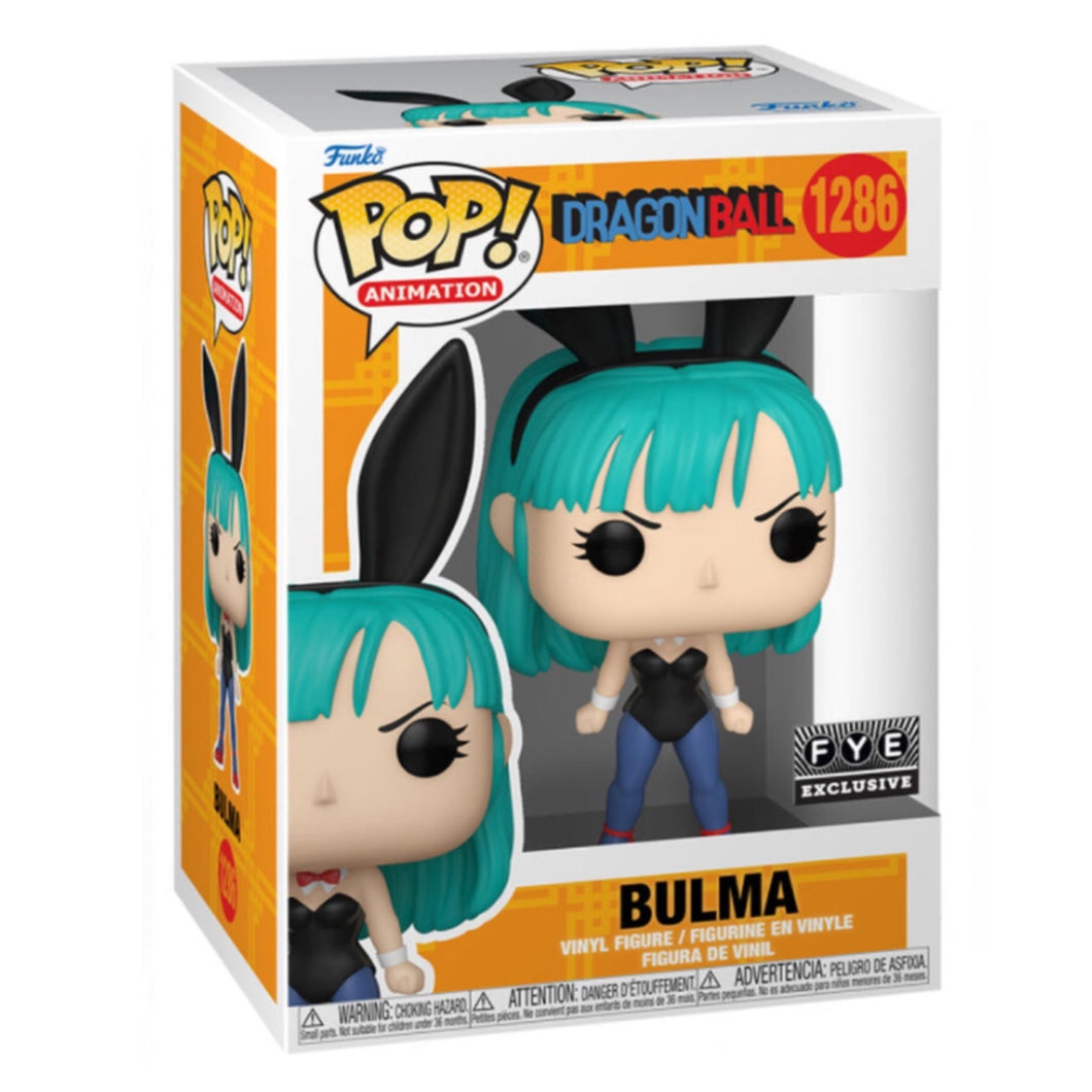 Dragon Ball #1286  Bulma in Bunny Costume FYE Exclusive Funko Pop