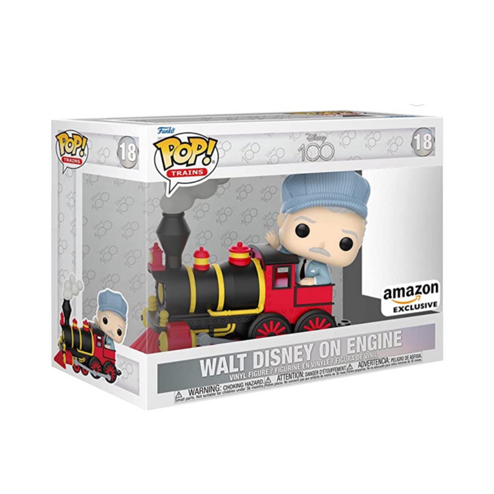 Disney #18 Walt Disney On Engine Amazon Exclusive Funko Pop Train