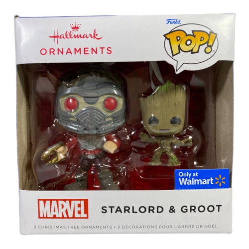 Hallmark Ornaments (Marvel Guardians of the Galaxy Star-Lord and Groot Funko POP!, Set of 2)