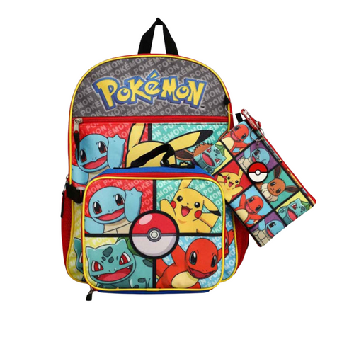 Pokemon 4-Piece Backpack Set