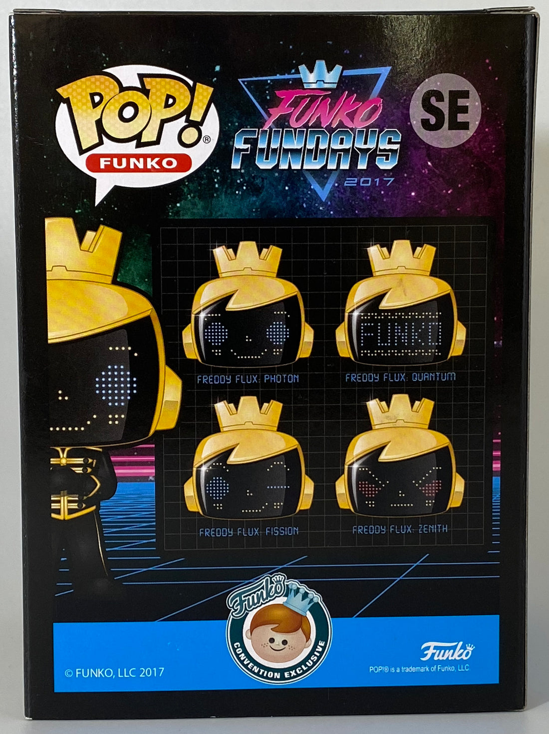 Freddy Funko - Freddy Flux (Fission, Winking) - 2017 SDCC Exclusive 400pcs Funko Pop