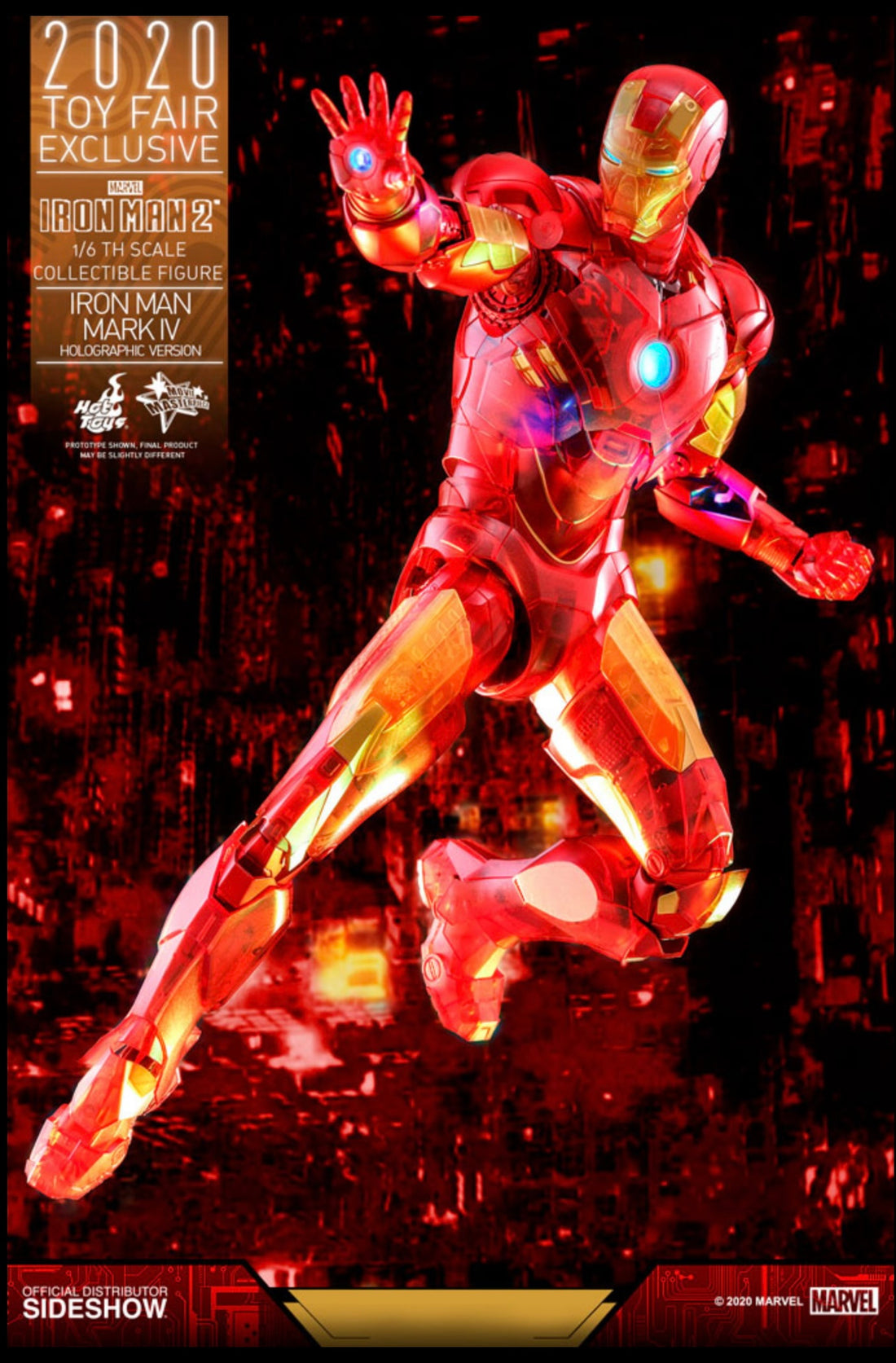 Marvel - Iron Man Mark IV (Holographic Version) - Hot Toys Toy Fair Exclusive Action Figure