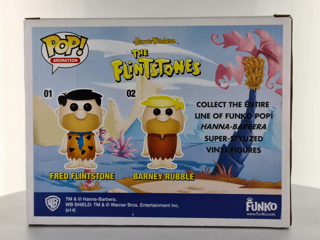 The Flintstones - Fred & Barney 2-Pack ( Blue Hair ) SDCC 2014 LE 480pcs Funko Pop