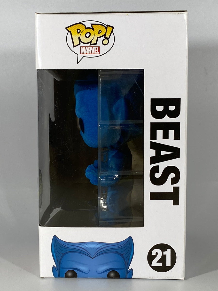 Marvel Universe #21 Beast (Flocked) - Gemini Collectibles Exclusive 240pcs - Funko Pop