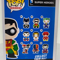 DC #02 Super Heroes Robin Metallic Chase Funko Pop