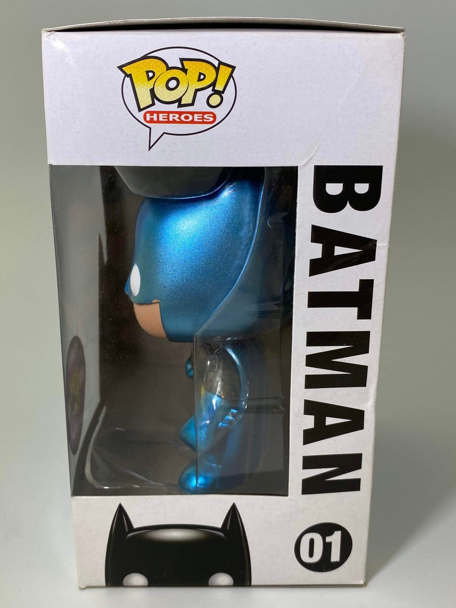 Batman (Blue Chrome) [SDCC] Pop Vinyl Pop Heroes