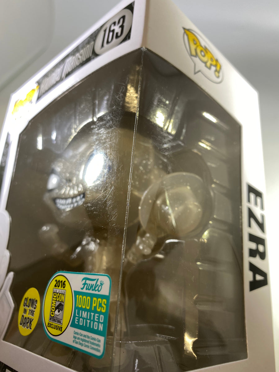Disney Parks The Haunted Mansion #163 Ezra Glows In The Dark 2016 Comic Con Exclusive 1000 PCS Funko Pop