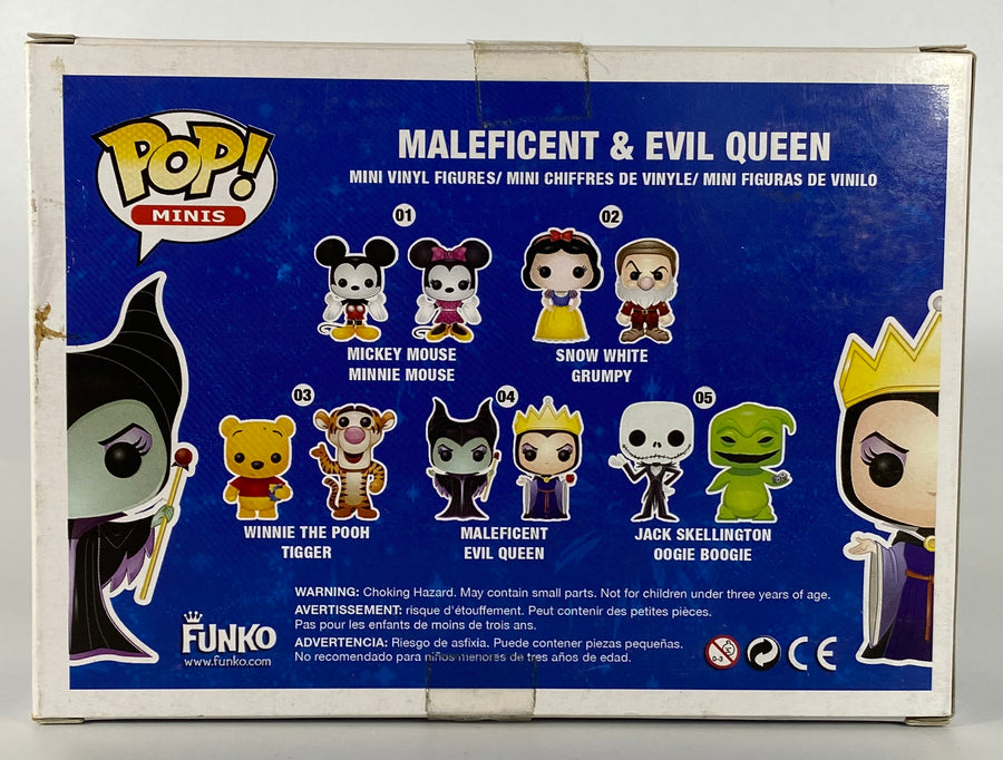 Disney #04 Maleficent and Evil Queen 2pack Pop Minis