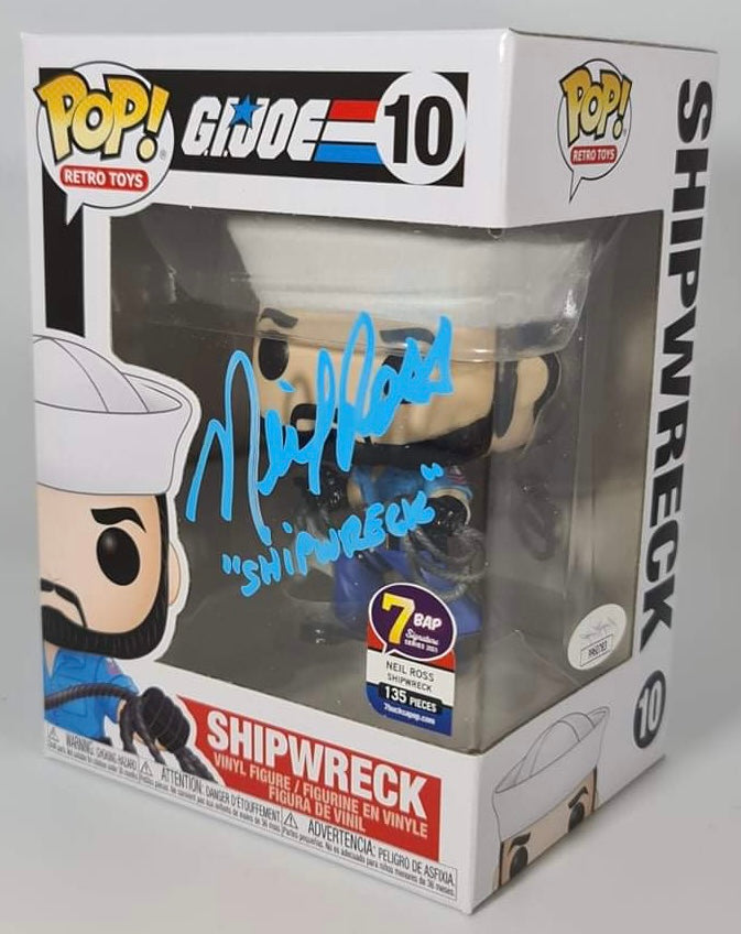 G.I.Joe - Neil Ross as Shipwreck - Authentic Autographed Funko Pop
