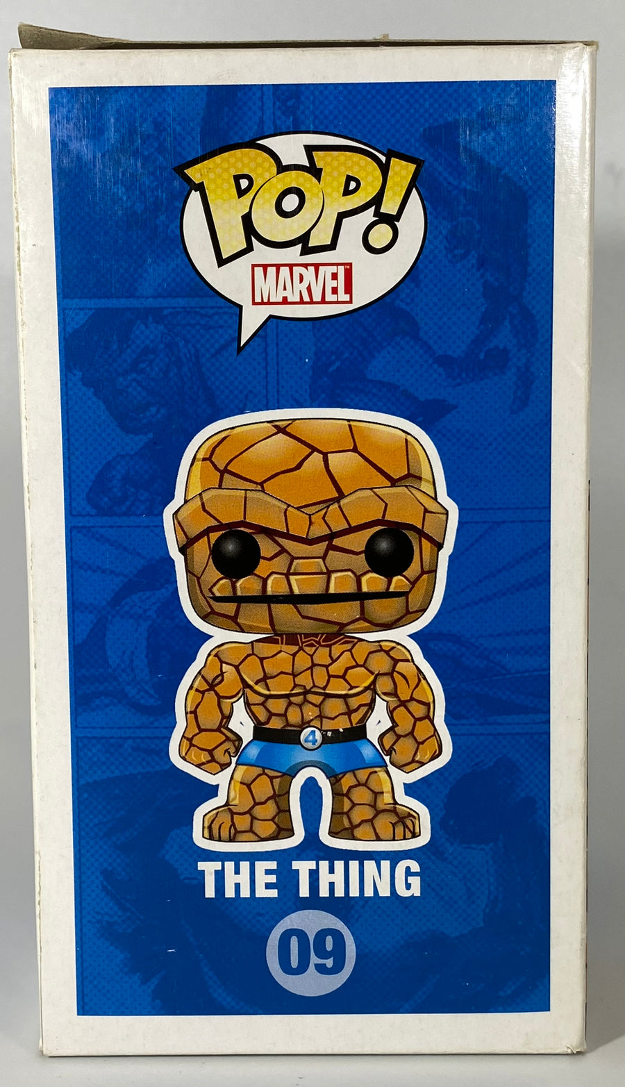 Marvel Universe #09 The Thing (Metallic, Blue Eyes) - 2011 SDCC Exclusive 480pcs Funko Pop