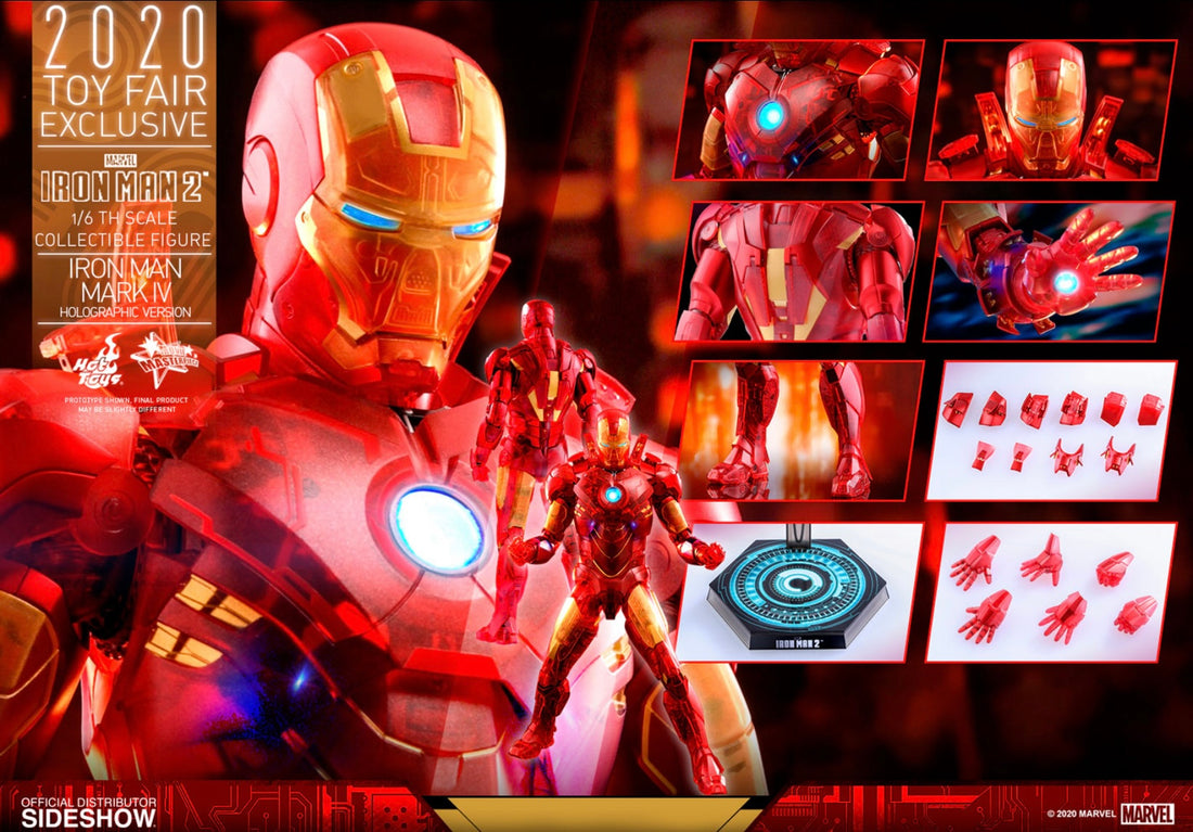 Marvel - Iron Man Mark IV (Holographic Version) - Hot Toys Toy Fair Exclusive Action Figure