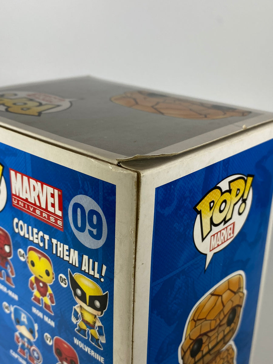 Marvel Universe #09 The Thing (Metallic, Blue Eyes) - 2011 SDCC Exclusive 480pcs Funko Pop