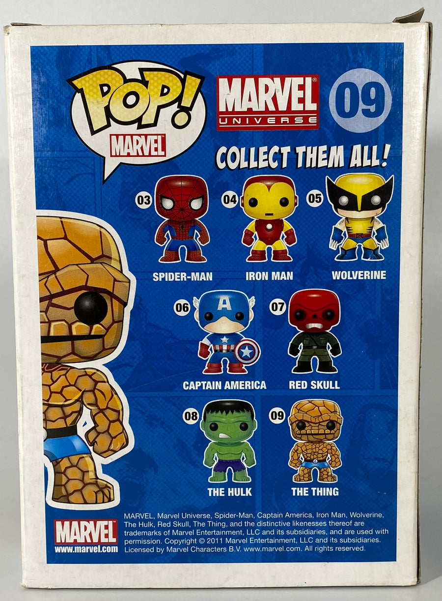 Marvel Universe #09 The Thing (Metallic, Blue Eyes) - 2011 SDCC Exclusive 480pcs Funko Pop