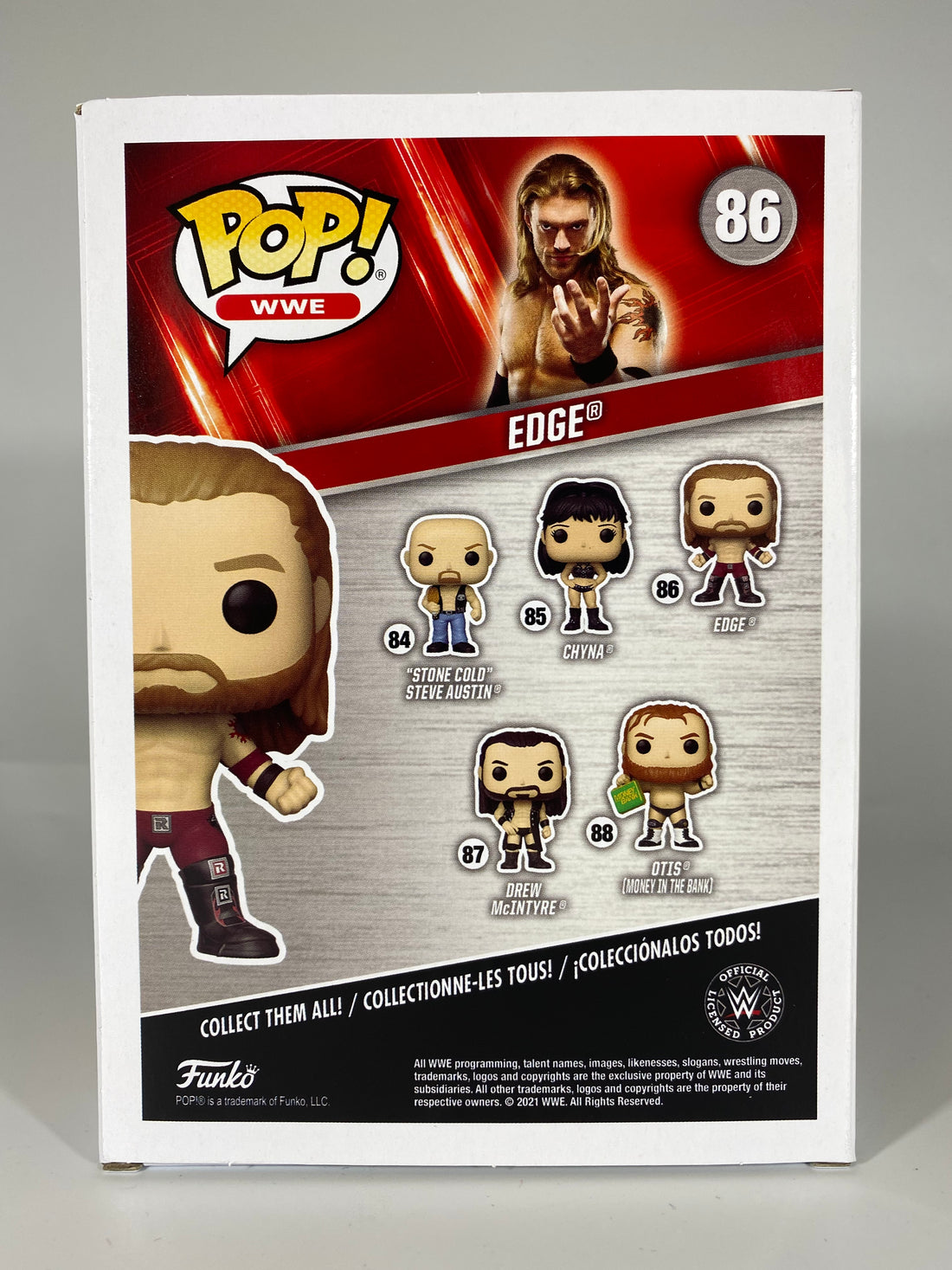 WWE - Adam Joseph Copeland as Edge (White Auto) - Authentic Autographed Funko Pop