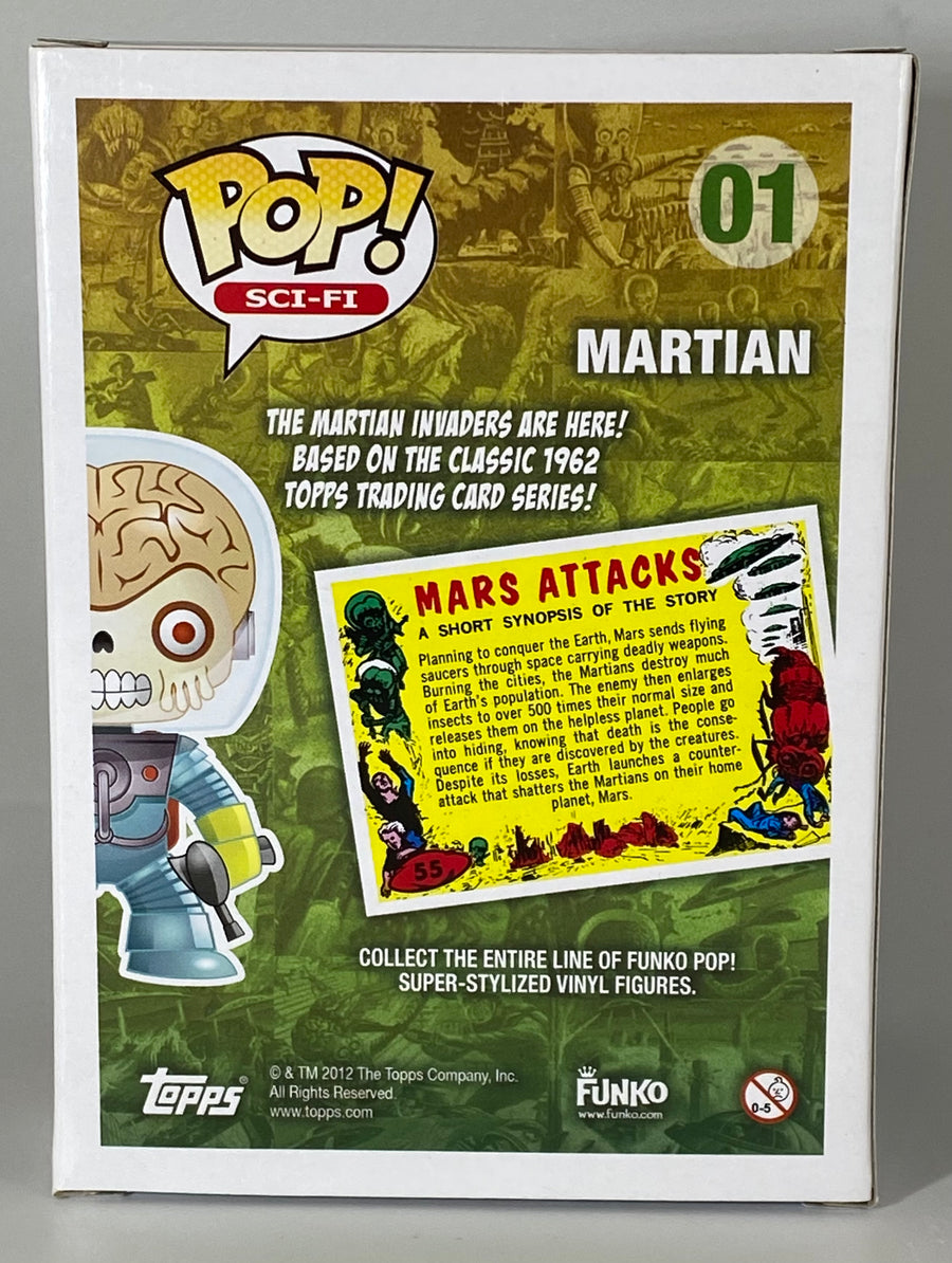 Mars Attack #01 Martian (Metallic) 2012 SDCC Exclusive 480pc Funko Pop