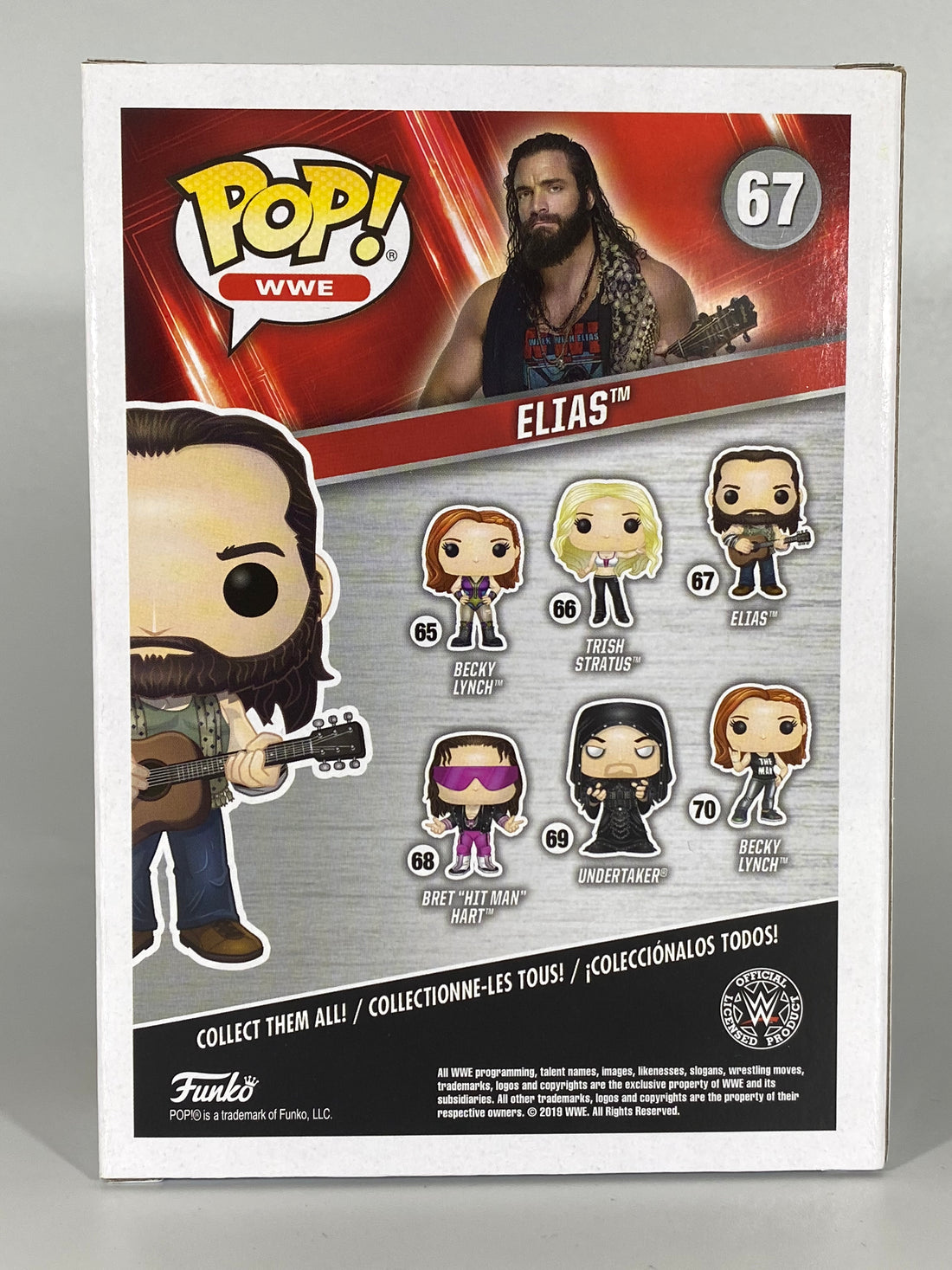 WWE - Jeffrey Sciullo as Elias - Authentic Autographed Funko Pop