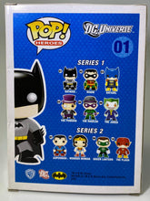 Load image into Gallery viewer, DC Universe #01 Batman (Blue, Metallic) 2010 SDCC Exclusive Funko Pop
