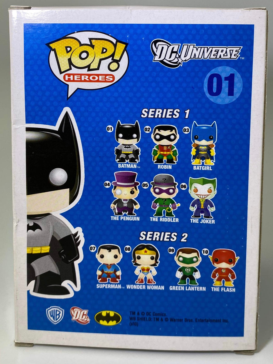 DC Universe #01 Batman (Blue, Metallic) 2010 SDCC Exclusive Funko Pop