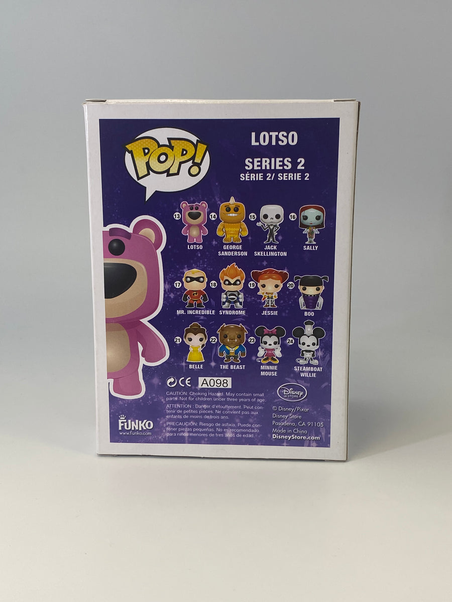 Disney #13 Lotso  Blue Label ( Disney Store Logo ) Funko Pop